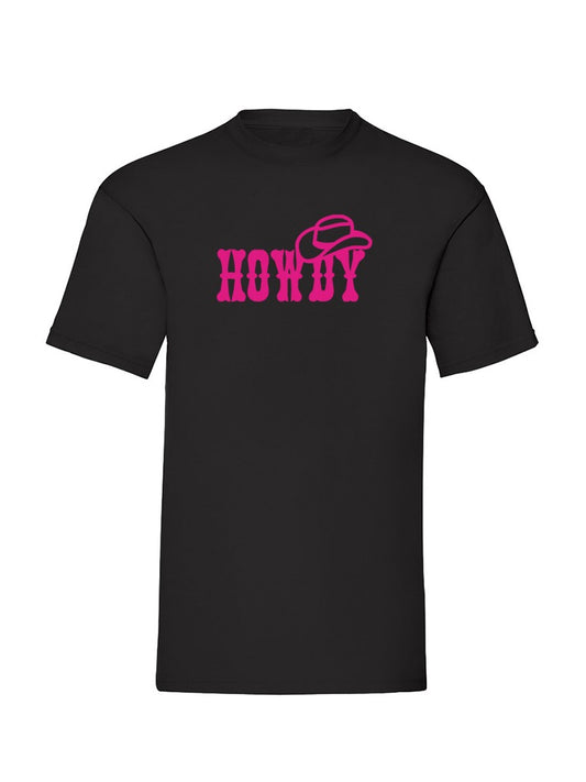 T-shirt Howdy black